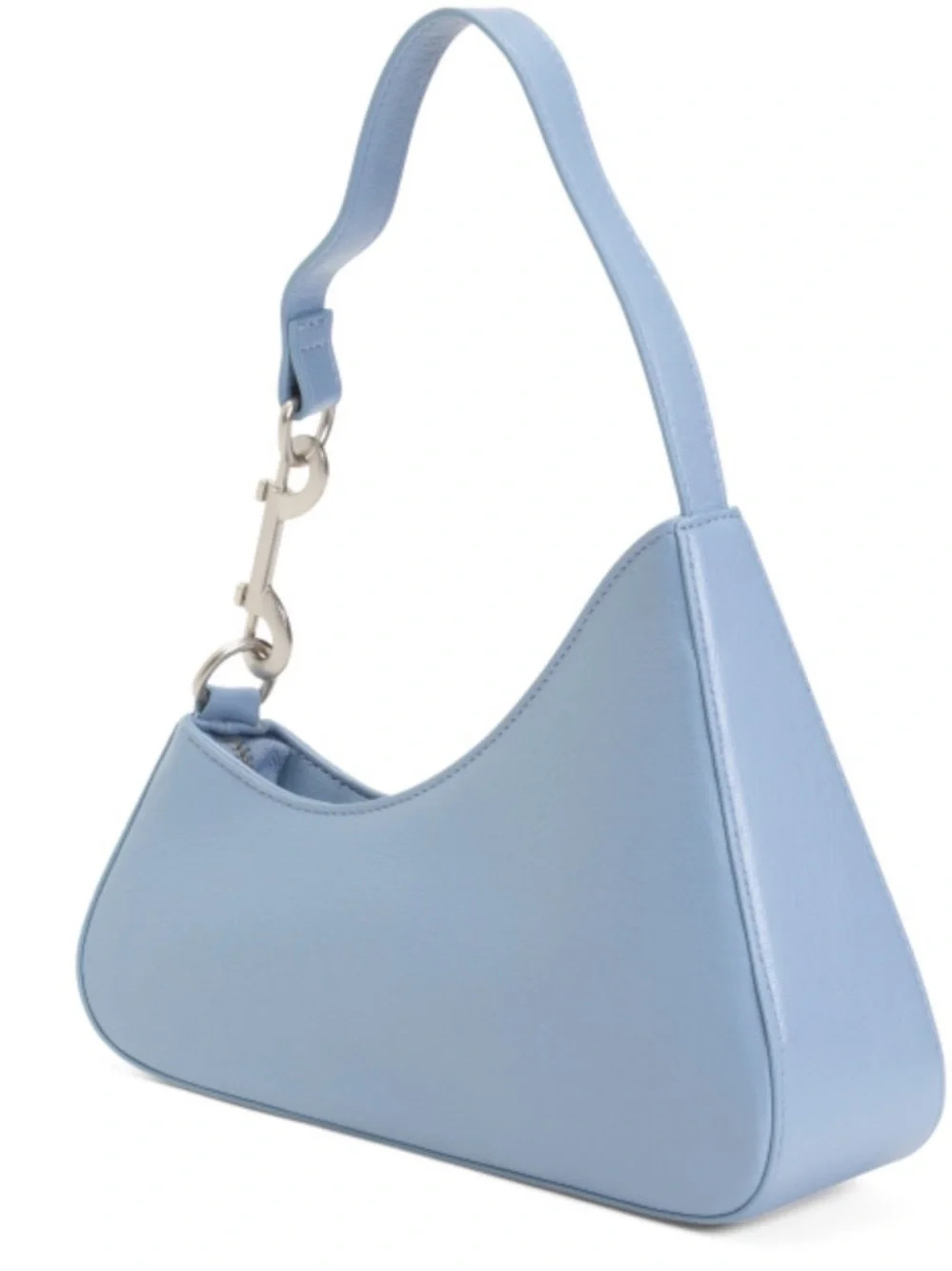 Steve Madden Powder Blue Crescent Shoulder Bag
